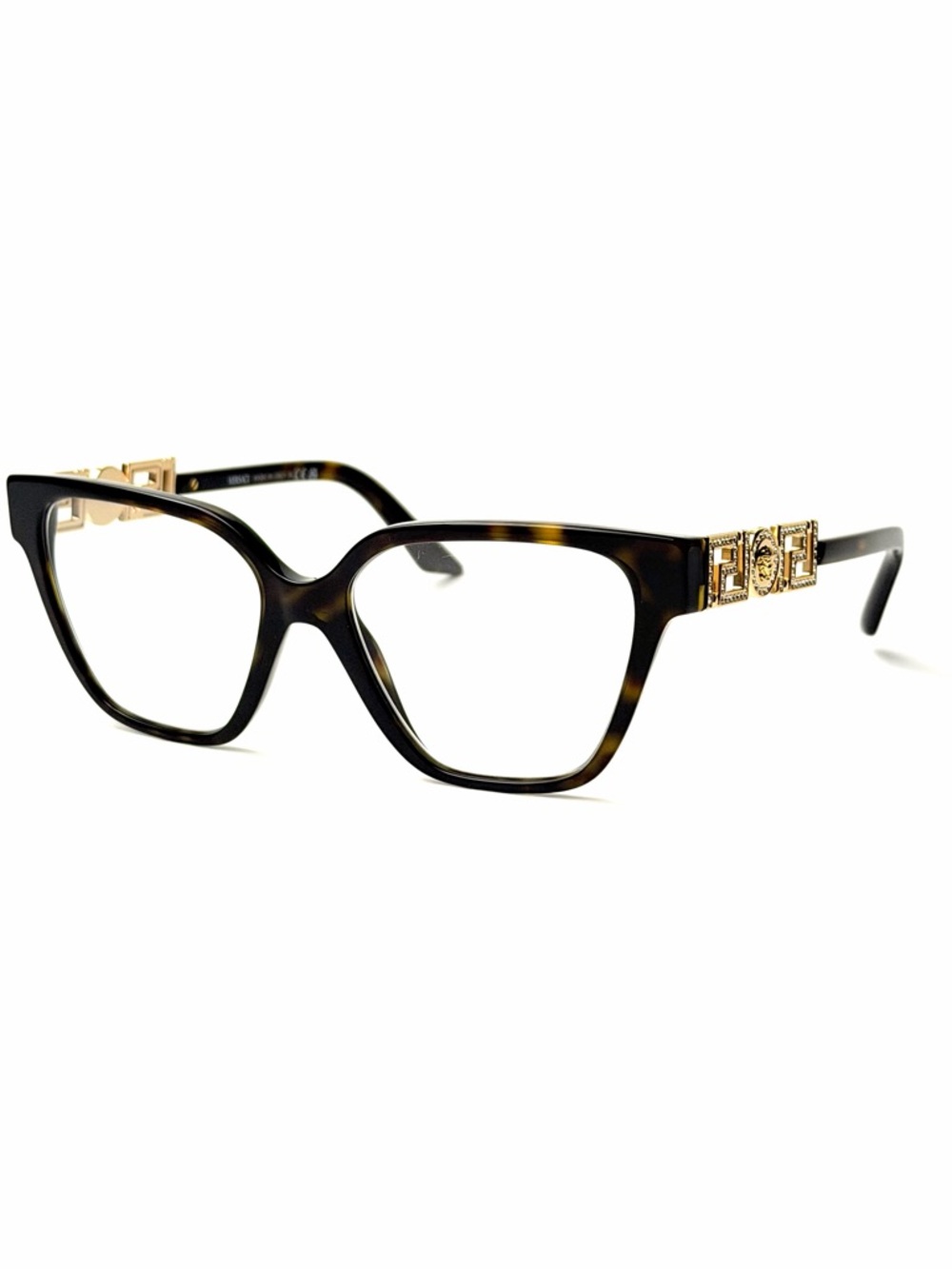 Versace Mod 3358 B 108 Glasses Havanna with Gold New Authentic NWT - Picture 4 of 10
